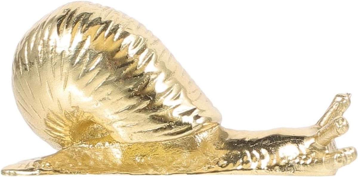 Gouden Metalen Slakkenknop Kastgreep Messing voor Meubels Vernieuwen - 5 x 2,3 cm