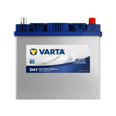 Varta Starterbatterie Blue Dynamic 60Ah 540A D47 [Hersteller-Nr. 5604100543132] für Lexus, Mitsubishi, Subaru, Kia, Toyota, Citroën, Ford, Proton, Peu