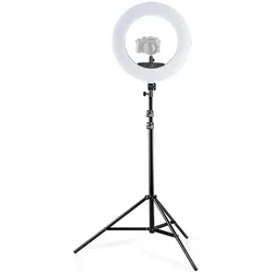 Walimex Medow 960 Pro Set inkl. Lampenstativ (Ringlicht), Dauerlicht, Schwarz