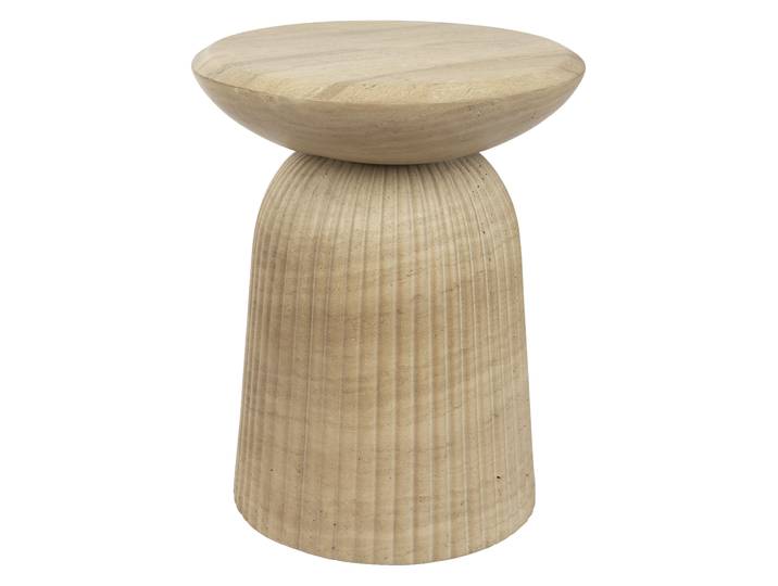 Dutchbone Bijzettafel Brison Beton, 36cm - Naturel - Rond