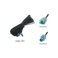 Dietz LowLoss Verlängerung FAKRA Stecker-FAKRA Buchse, 1000 cm 9448