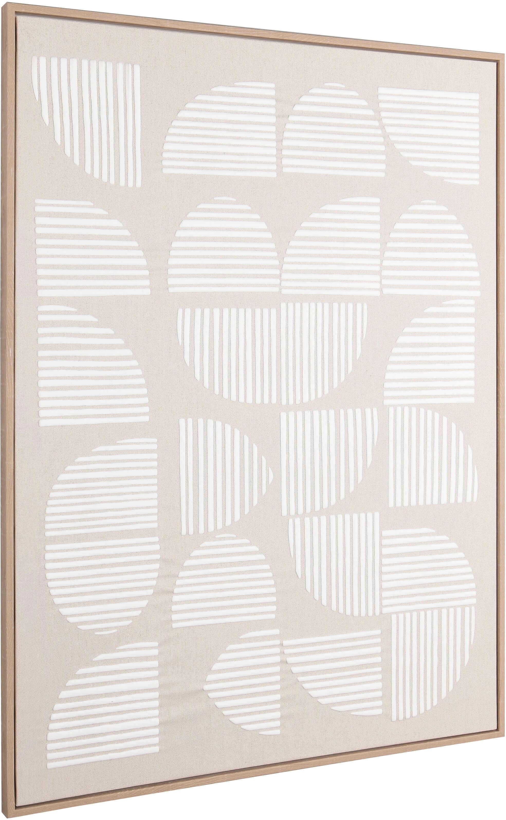 Kunstdruck MIRRORS AND MORE "NORMA", beige (farbe bild(er): sand), B:60cm H:80cm, Kunststoff, Bilder, Kunstdruck, Kunstwerk im Geometrischen Design