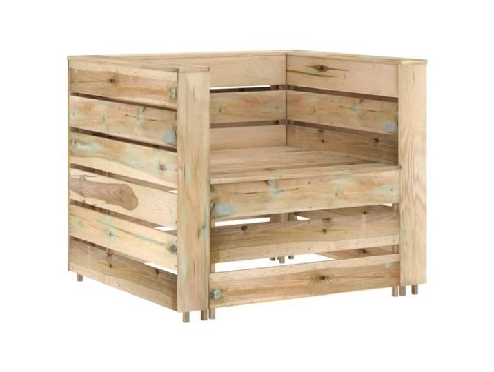 Salon de jardin palette 2 pcs Bois de pin imprégné 316204