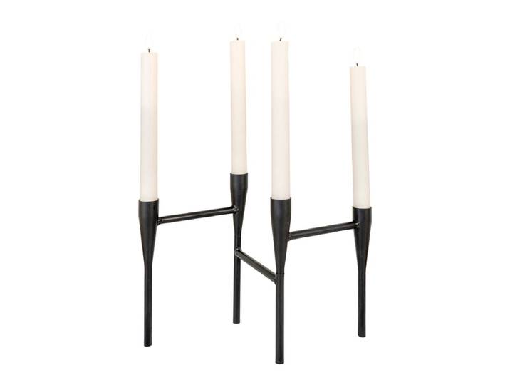 Kerzenleuchter CANDLE HOLDER Schwarz
