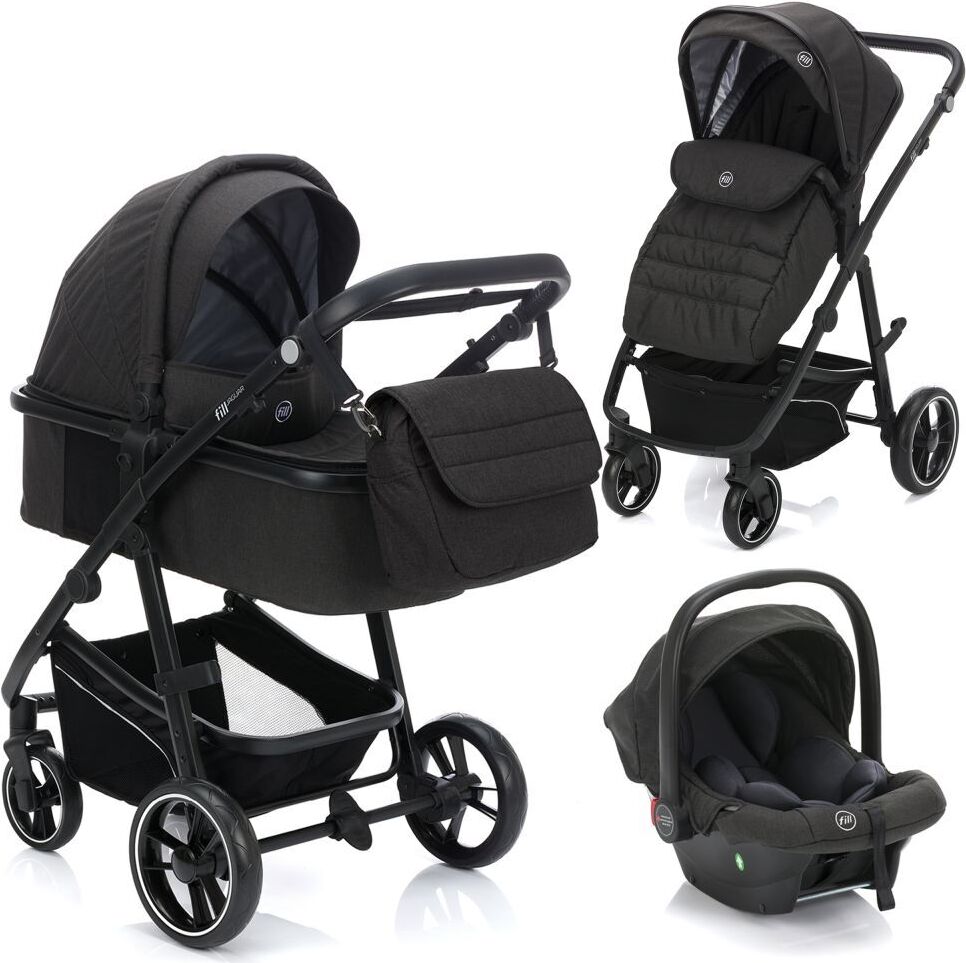 Fillikid 3-1 Kombi-Kinderwagen-Set Fill Jaguar