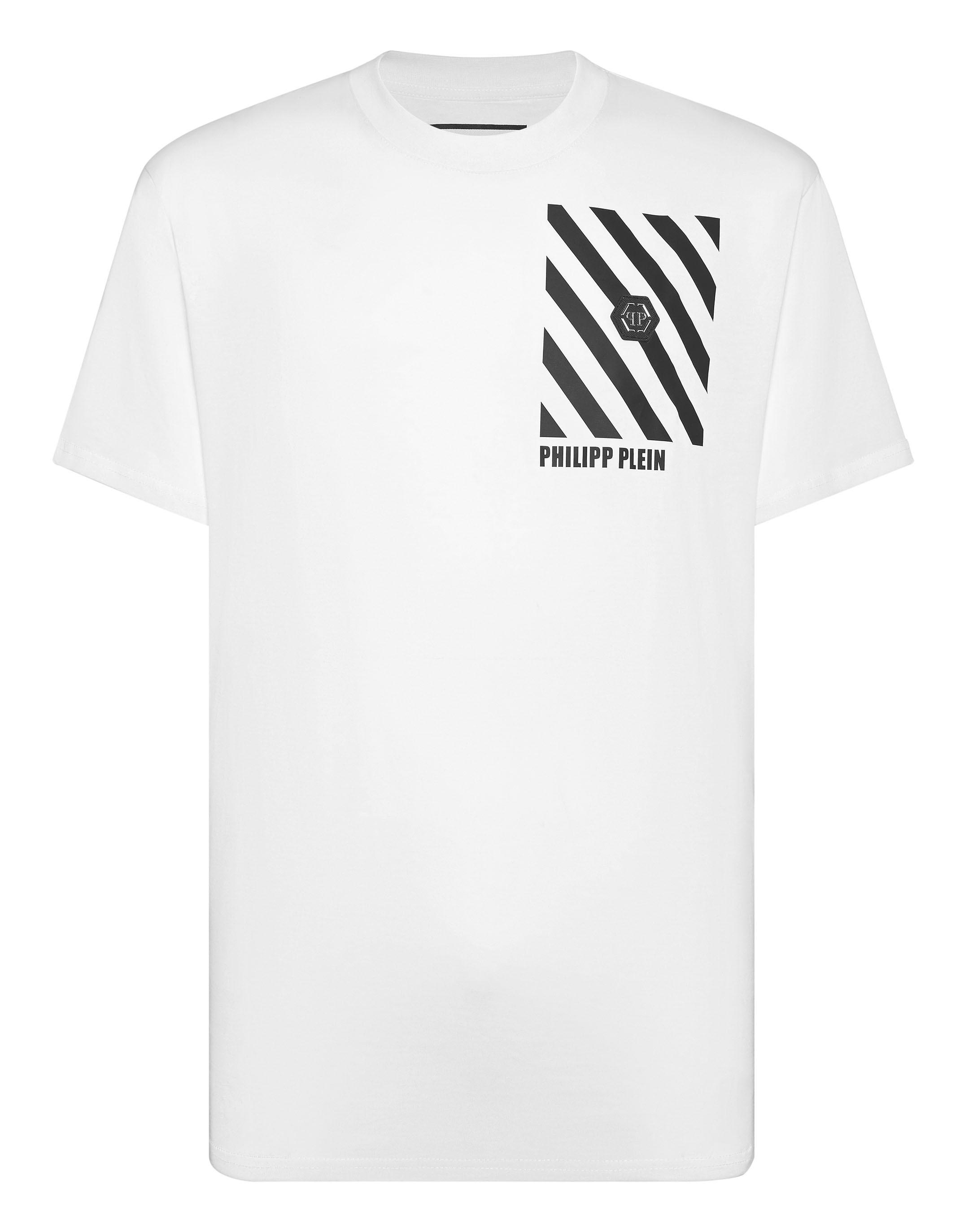 Philipp Plein T-Shirt mit Rundhalsausschnitt - Weiß