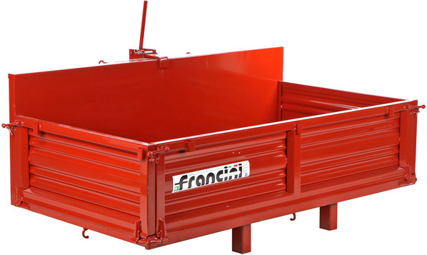 Francini P 190 - Cassone transporter per trattore - Ribaltabile - 3 sponde apribili