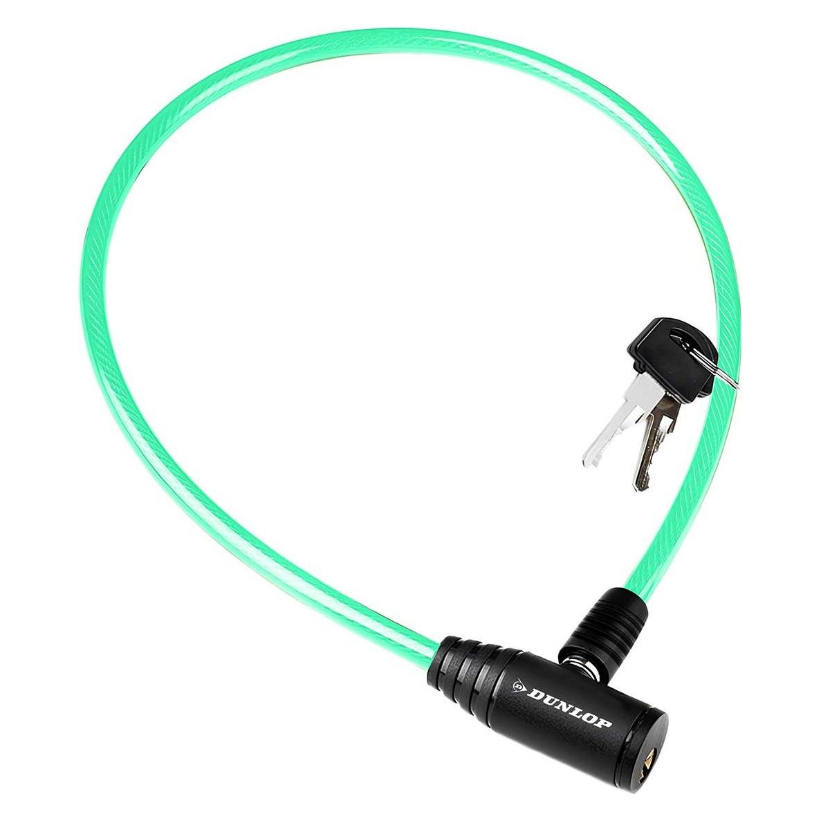 Dunlop Kabel, Diebstahlschutz für ein Fahrrad (grün) (8711252029252GREEN)