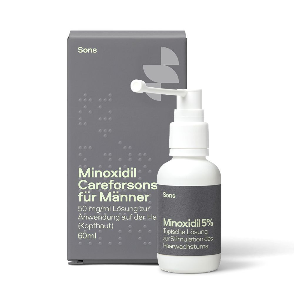 Minoxidil Careforsons Männer 50 mg/ml Lsg.Anw.Haut 60 ml Lösung