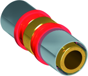 Purmo Presskupplung FAZ5C17S17S0000 17/17 mm, unlösbare Verbindung