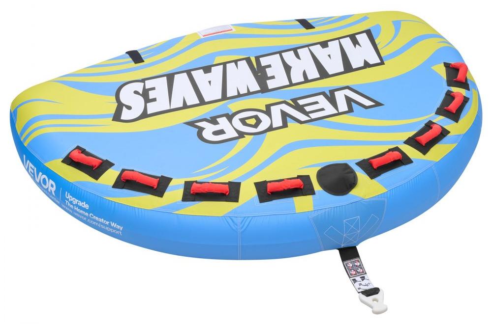 Aufblasbares Schlauchboot für 4 Personen - Tragfähigkeit: 308 kg - Material: PVC-Nylon - Farbe: Blau - Wassersportzubehör