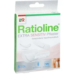 RATIOLINE EXTRA SENSITIV Pflaster 2 Größen