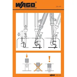Wago 210-419 Handhabungsaufkleber 210419  - 100 Stück