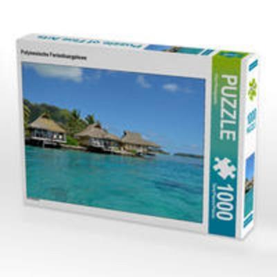 CALVENDO Puzzle Polynesische Ferienbungalows 1000 Teile Lege-Größe 64 x 48 cm Foto-Puzzle Bild von iPics Photography