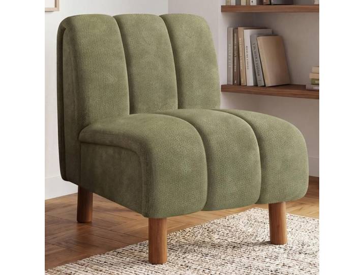FAUTEUIL HECTOR CHENILLE VERT