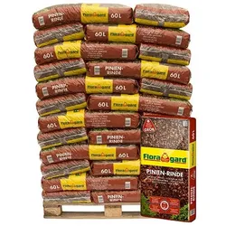 FLORAGARD® Pinienrinde grob, 25-40mm auf Palette 39x 60 Liter