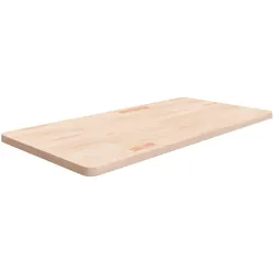 vidaXL Waschtischplatte 100x50x2,5 cm Massivholz Unbehandelt