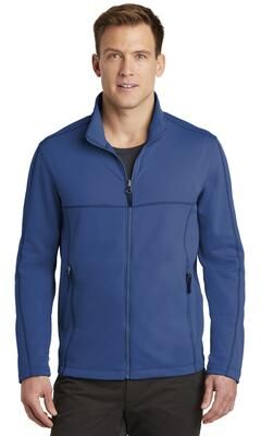 Port Authority F904 Collective Smooth Fleece Jacket in Night Sky Blue size Large   Polyester