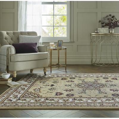 Teppich FLAIR RUGS "Sherborne", beige, B:170cm H:8mm L:120cm, Polypropylen, Teppiche, Teppich, Orientteppich