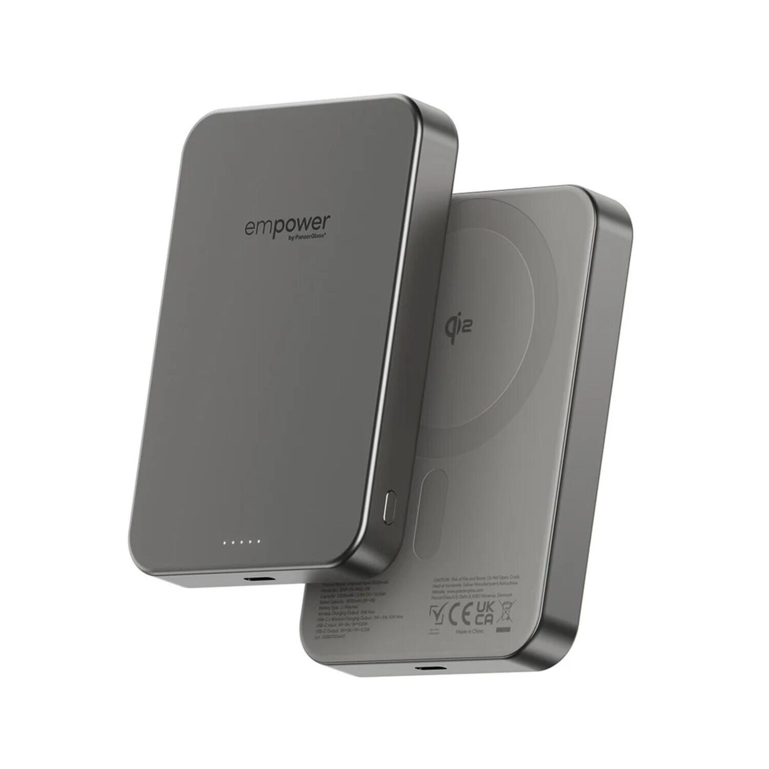 PanzerGlass™ empower™ by PanzerGlass® Powerbank, 10000mAh, Titanium EM77942