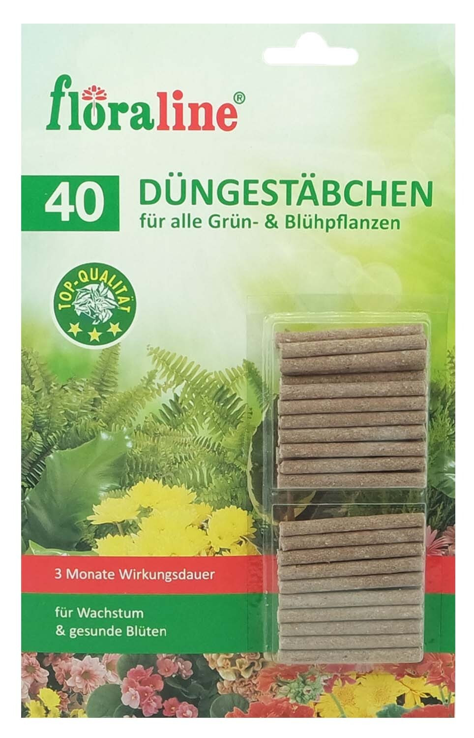 SchmeesGmbH Bloemenvoeding stokjes, 40 stuks, werkingsduur 3 maanden