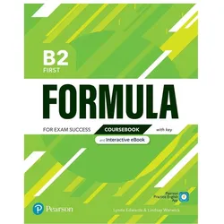 Formula B2 First Coursebook with key & eBook, Schulbücher von Pearson Education
