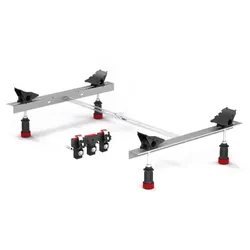 Mepa Wannenfuss WS-Plus 110010 mit ADS, für Stahlbadewannen bis 180x80 cm