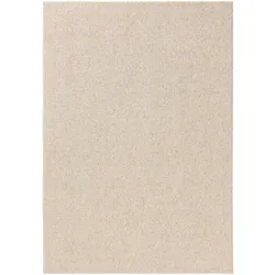 benuta Nest Waschbarer Kurzflor Teppich Enzo Cream 120x170 cm - Moderner Kurzflor-Teppich für Wohnzimmer