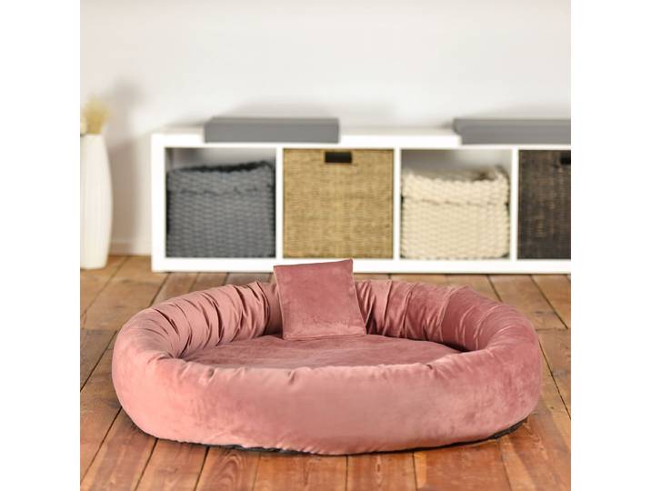 Lit pour chien Pwai - Taille L 90 x 18 x 90cm Rosé