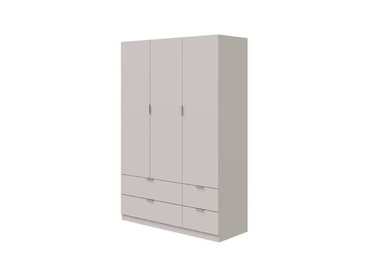 Armoire 3 portes et 4 tiroirs CREMA cachemire