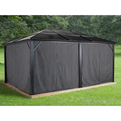 Pavillonseitenteil SOJAG "Meridien", grau, B:1.700cm, Polyester, Pavillonseitenteile