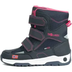 TROLLKIDS Kids Lofoten Winter Boots, Größe 26 in Blau navy/pink