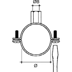 Niedax Rohrbefestigung PB-7580
