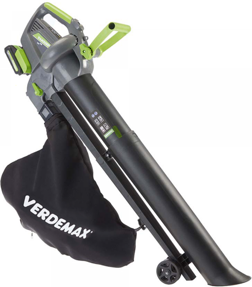 Verdemax SAR40  - Souffleur aspirateur à feuilles - 40 V 2.5 Ah
