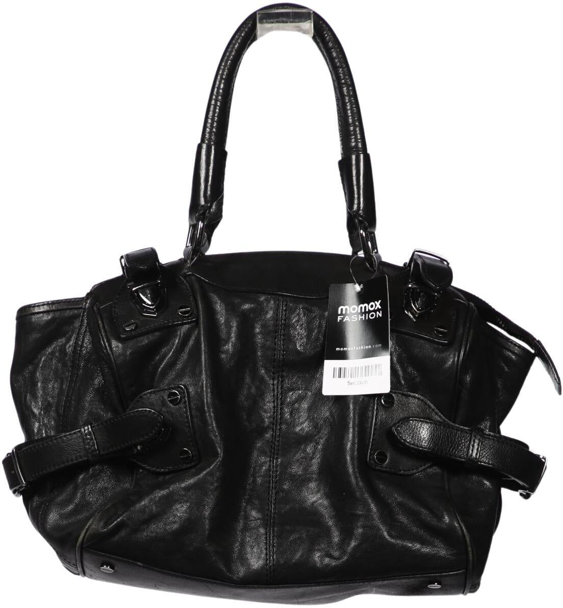 Kenneth Cole Damen Handtasche klein Leder, Schwarz, Leder - Second Hand