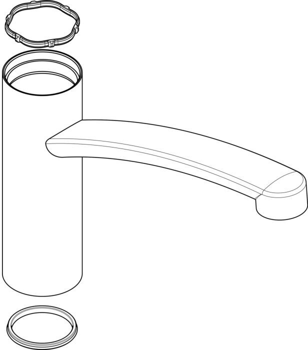 Hansgrohe Auslauf Spültischmischer chrom 98349000