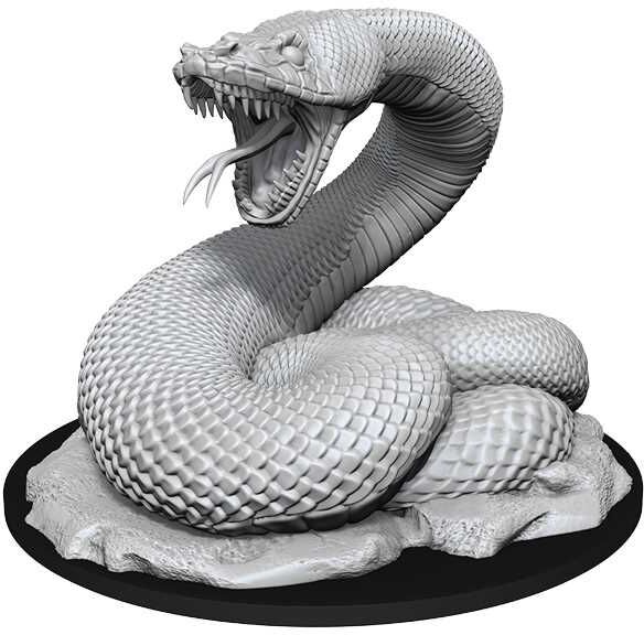Wiz Kids LLC D&D; Nolzur's Marvelous Miniatures: Giant Constrictor Snake - Tabletop Roleplaying Game Accessory