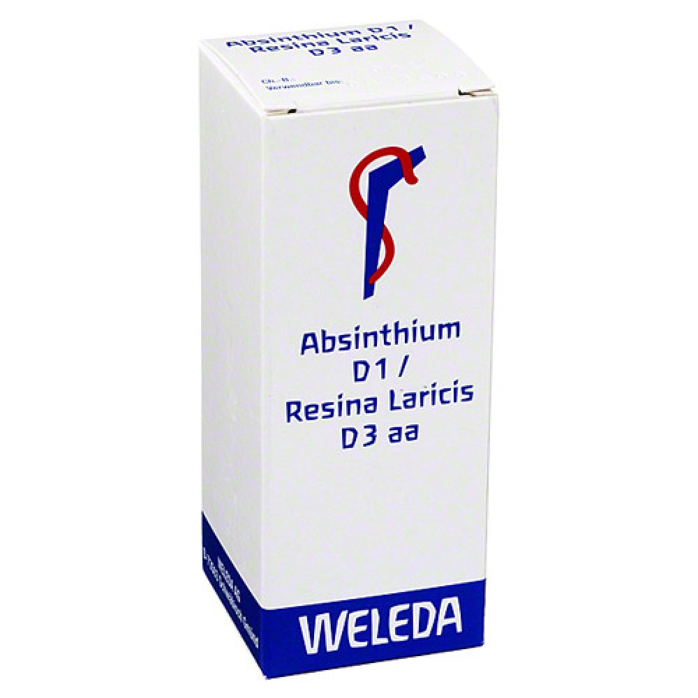 WELEDA AG Absinthium D1 Resina Laricis D3 aa Dilution 01571785