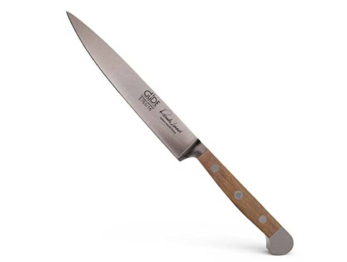 Güde Solingen - Zubereitungsmesser geschmiedet, 16 cm, Fasseichenholz, ALPHA-FASSEICHE, Küchenmesser, Doppelkropf, Handmade Germany