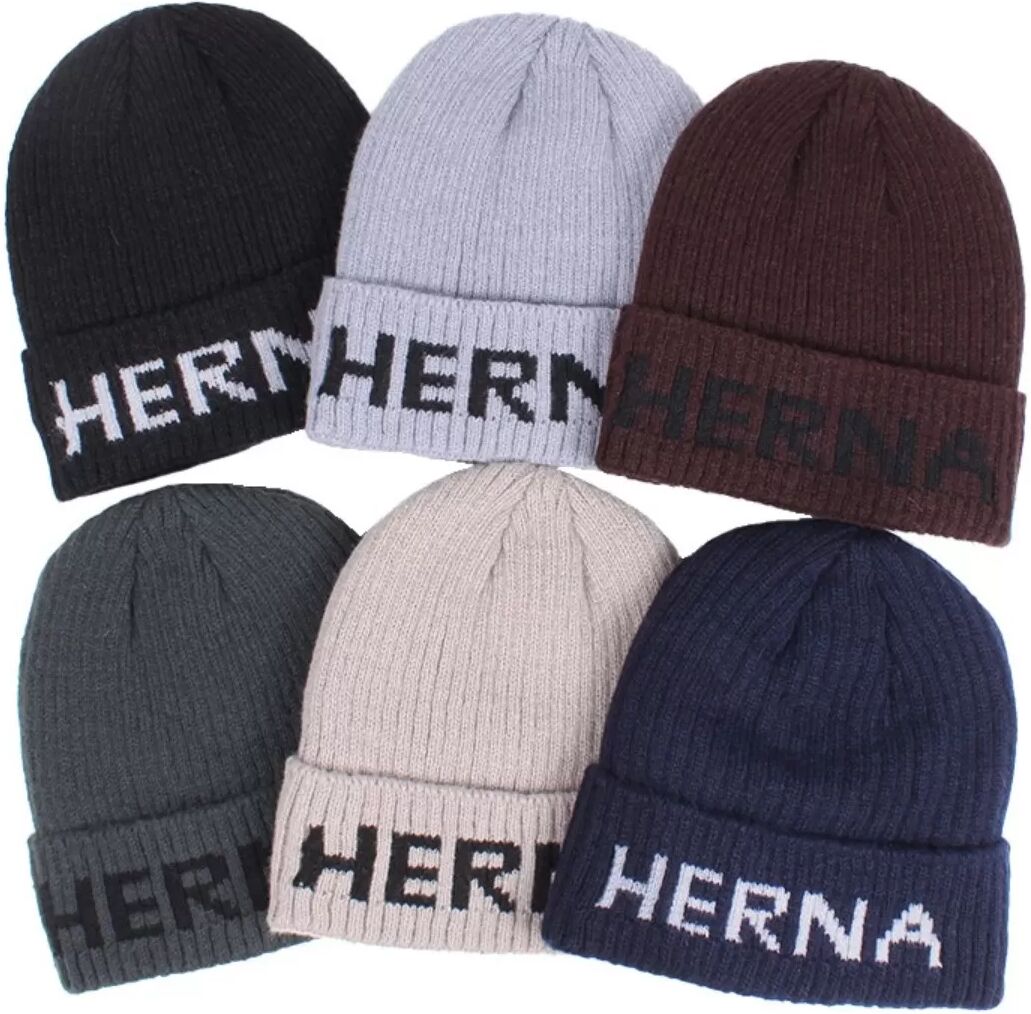 INF Bonnet d'hiver chaud unisexe personnalisé avec doublure en polaire et lettres