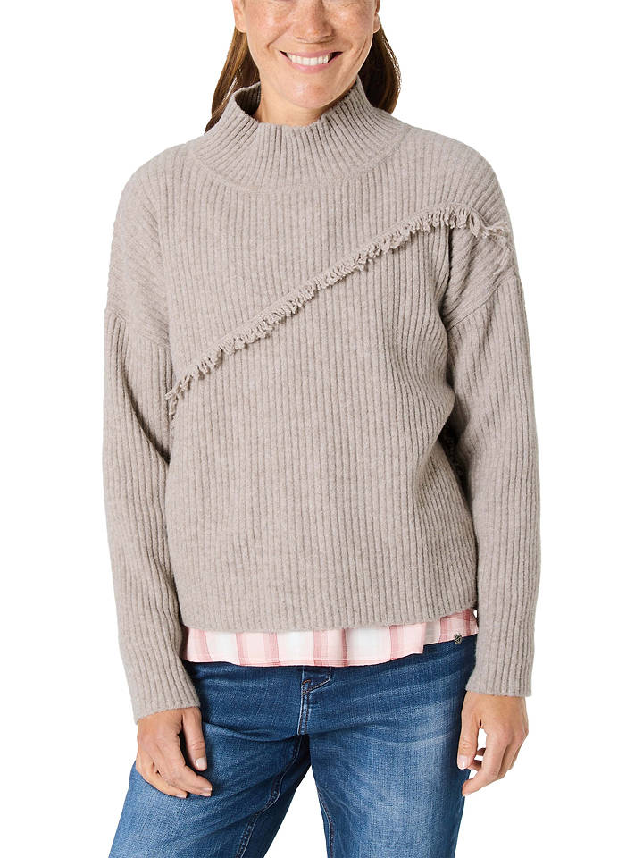 Timezone Pullover in Beige - L