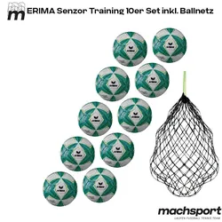Erima Senzor Training 10er-Set inkl. Ballnetz Größe 3 und 5 - 3