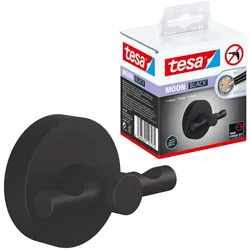 tesa Handtuchhaken MOON schwarz
