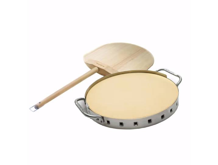 Broil King Pizzastein-Set Premium – Grillplatte/Grillrost – braun