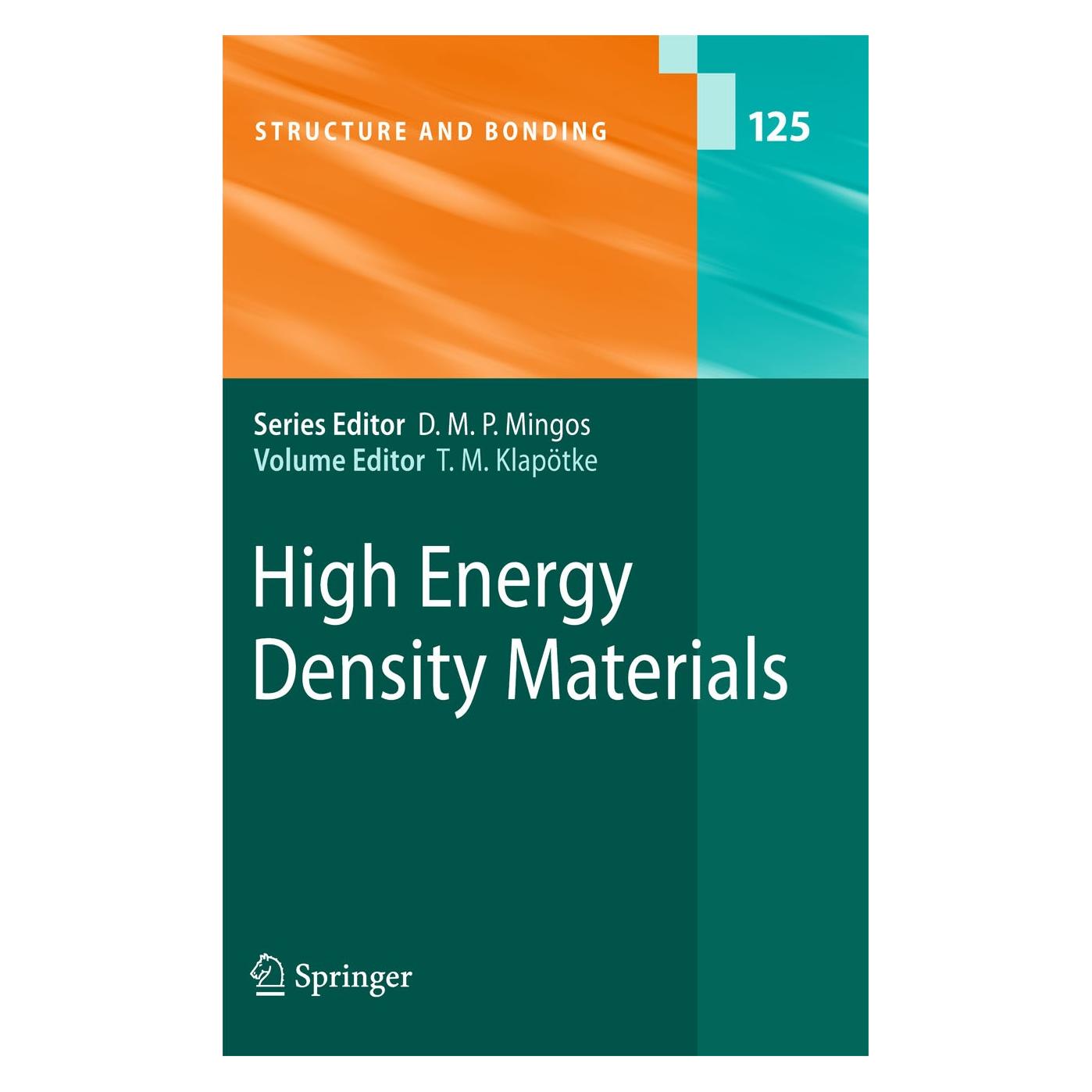 Springer High Energy Density Materials (Englisch, Hardcover, Thomas M. Klapötke) (9783540722014)