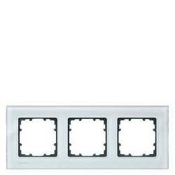 Siemens Schalterprogramm 3fach Rahmen Delta Glas 5TG12030 1 St.
