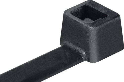 HellermannTyton 138-00025 UB200B-B-PA66-BK Kabelbinder 198mm 3.50mm Schwarz 100St.