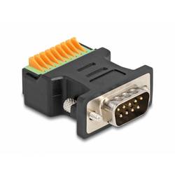 Delock 66558 VGA Adapter [1x D-SUB-Stecker 9pol. - 1x Buchse] Schwarz PVC-Mantel 0 cm