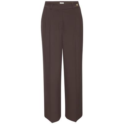 LASCANA "mit weitem Bein aus weicher und leichter Webware" Sommerhose im Business-Look, elegante Anzughose mit Taschen