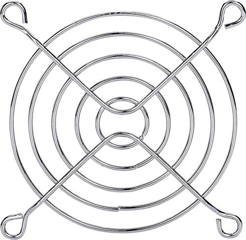 TRU COMPONENTS Lüftergitter (B x H) 80mm x 80mm Stahl
